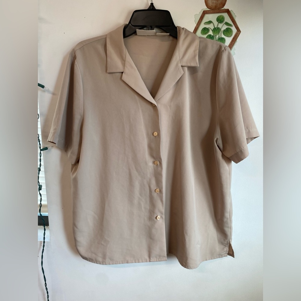 Creamy button down.